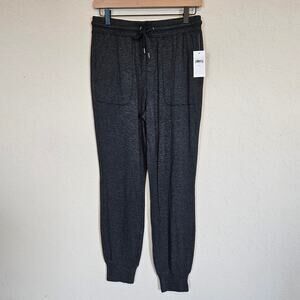 Splendid Joggers Charcoal Gray Women's X-Small Lounge At Home Dorm